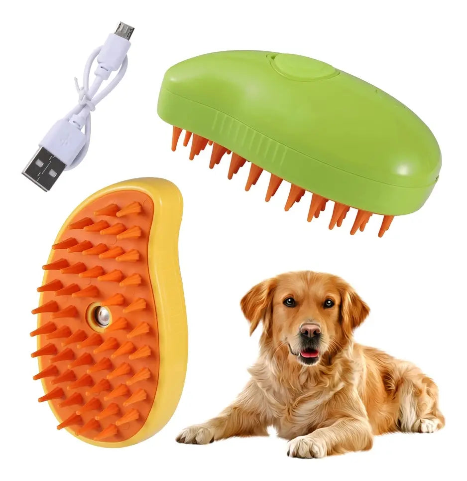 Cepillo De Vapor Para Mascotas - Limpieza y Cuidado del Pelaje
