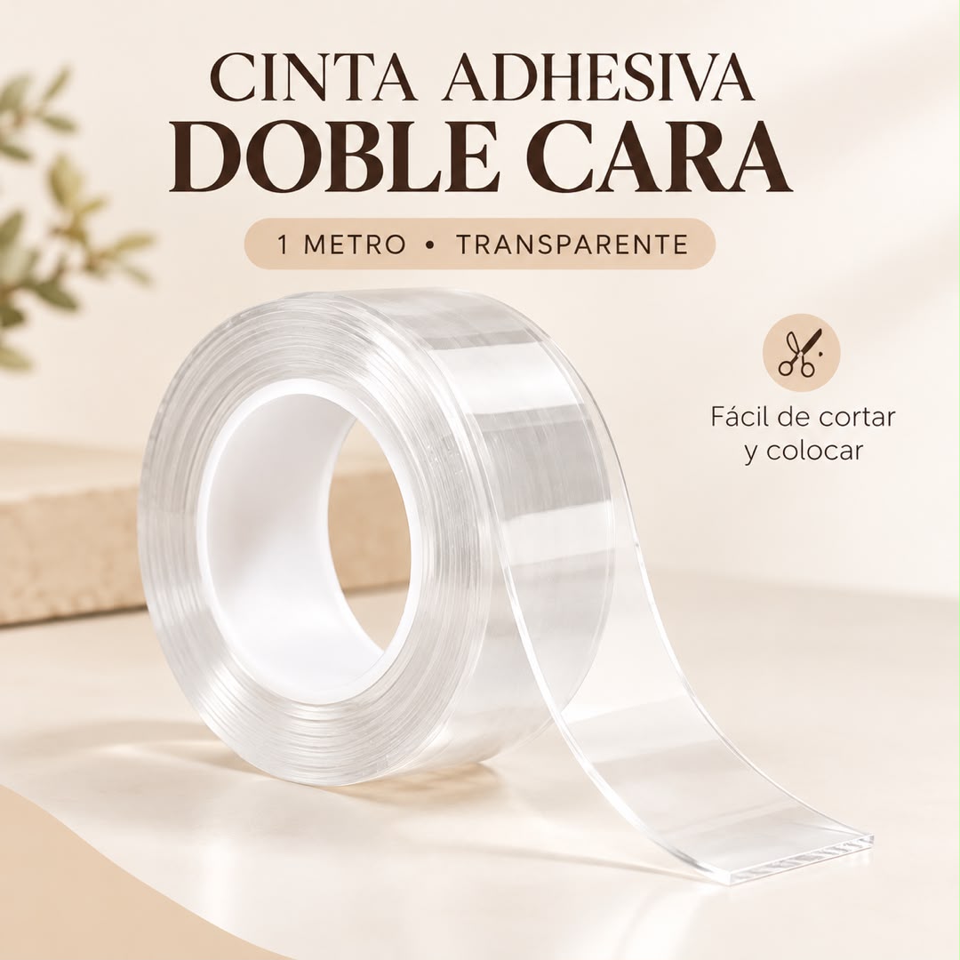 Cinta Adhesiva Doble Cara - 1 Metro
