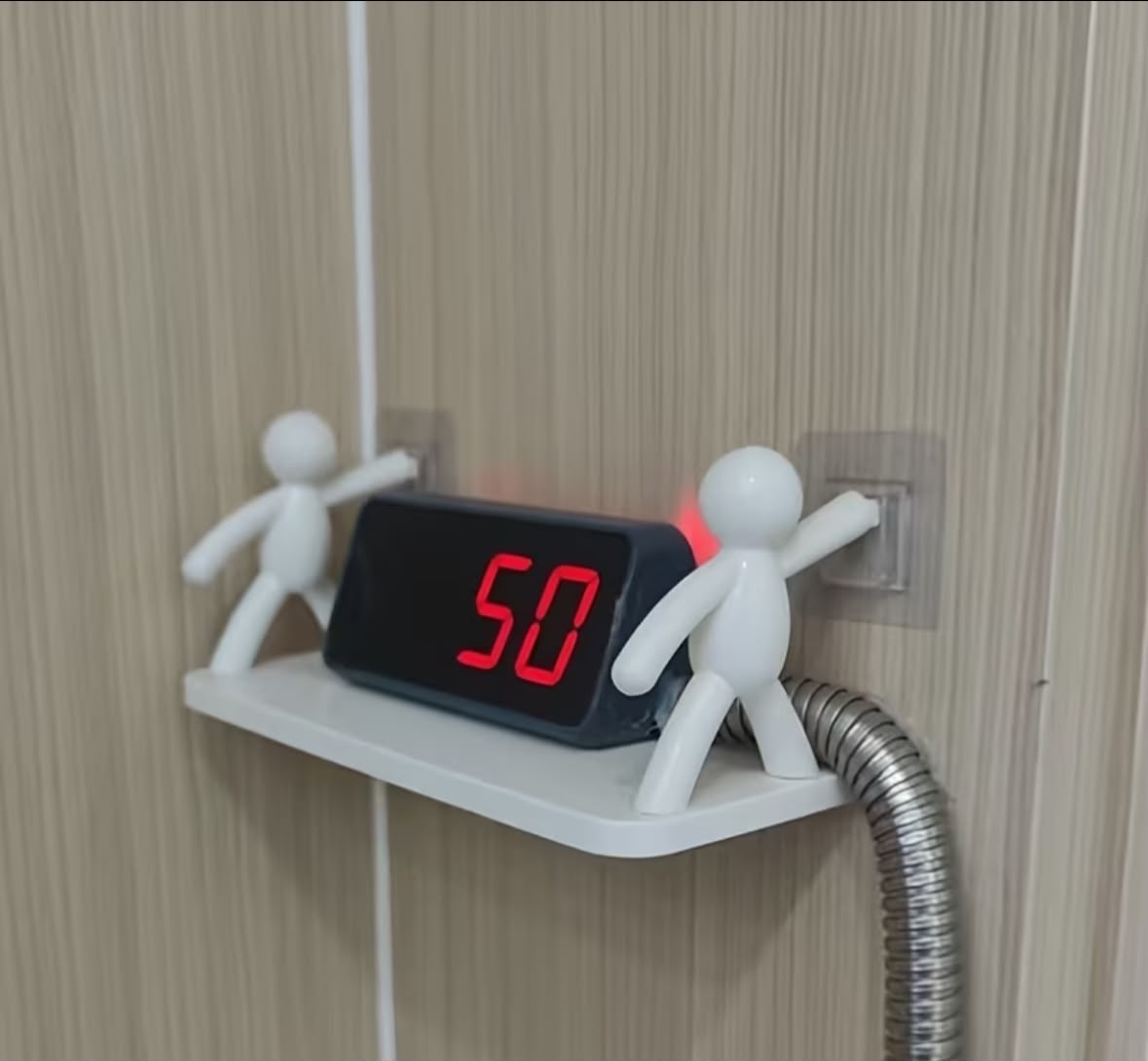 Estante Organizador Adhesivo para Baño - 2 Niveles